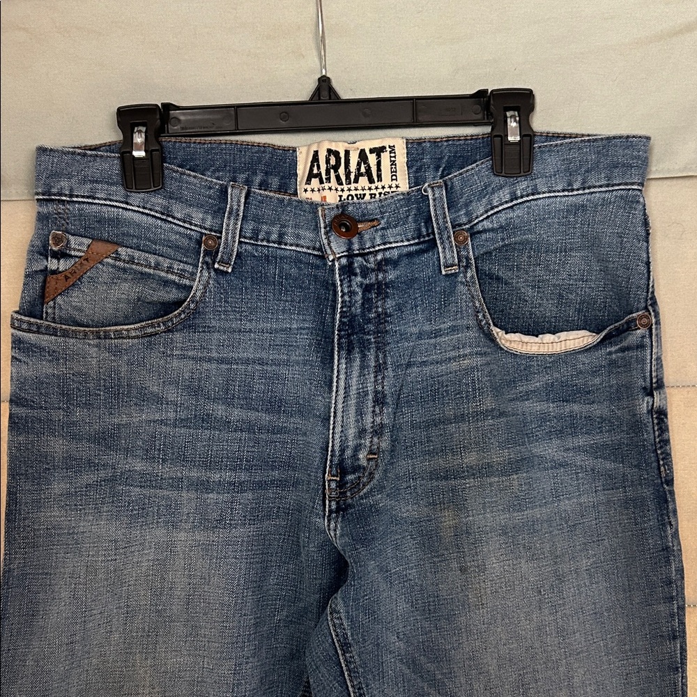 Ariat Men's Low Rise Straight M4 Blue Jeans